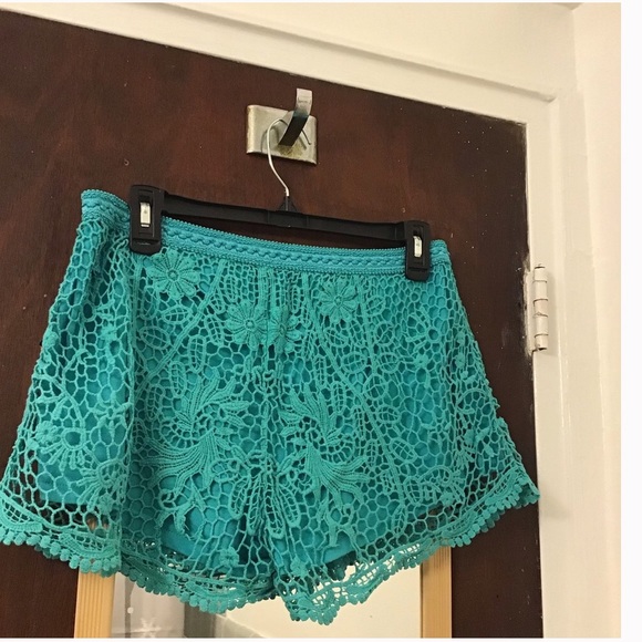 LAST CALL! Cute, teal shorts from Mossimo - Picture 3 of 3